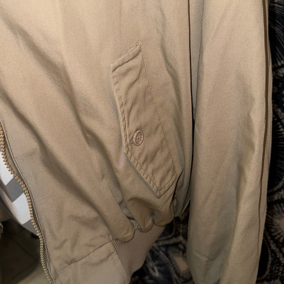 Tan HILL & ARCHER Zip Up Jacket - Size Large - Picture 2 of 6